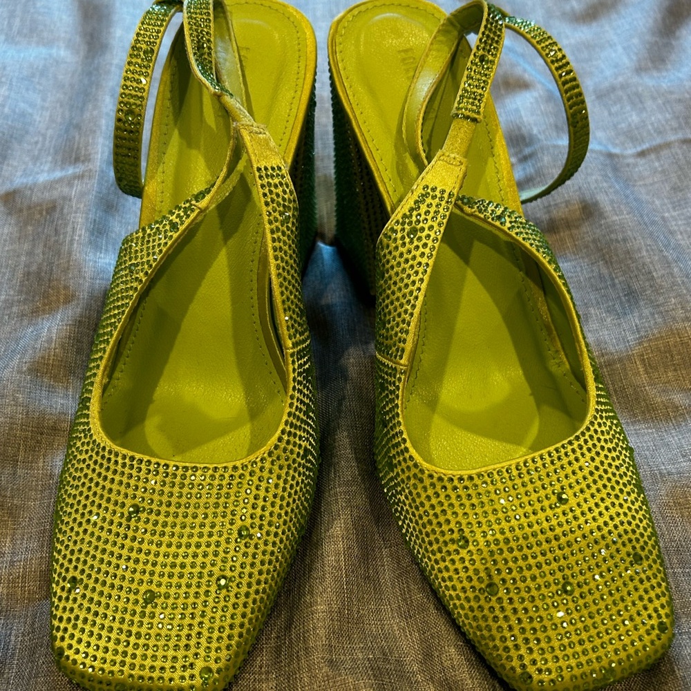Forever 21 Green Heels